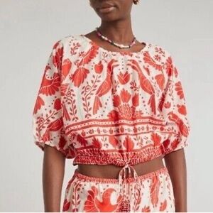 NWT FARM Rio | Jungle Crop Top